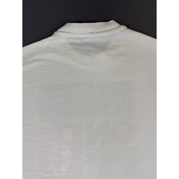 Vintage 1990 Levis Levi Strauss Denim Promo Sit On It White Shirt Rare XL Fit T - Picture 12 of 16
